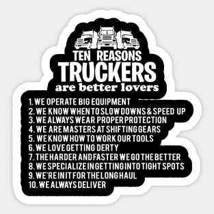 Truckers: The Ultimate Lovers Sticker